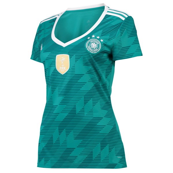 Camiseta Alemania Segunda Mujer 2018 Verde